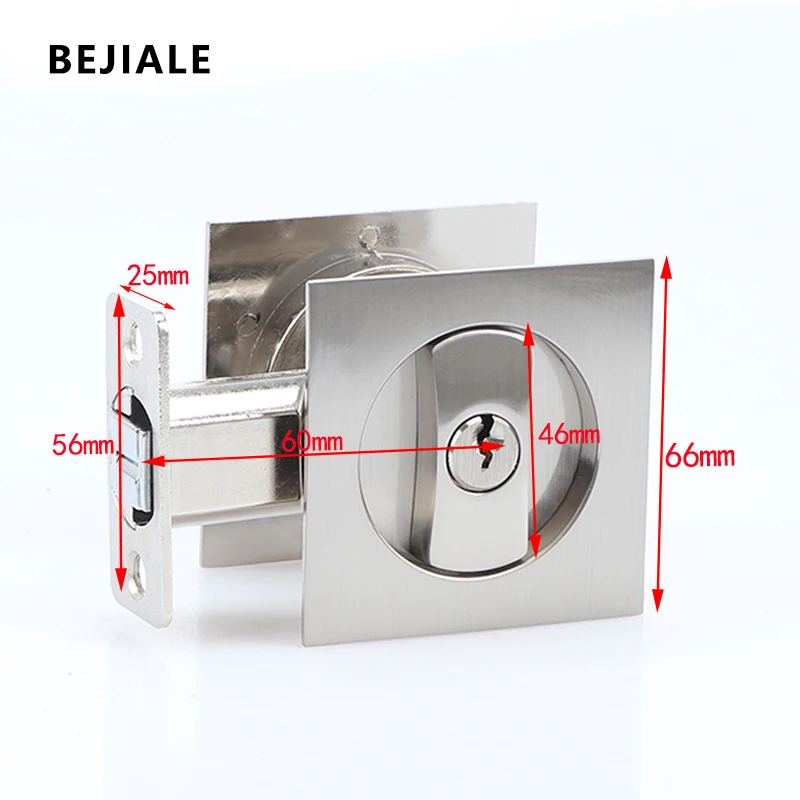 Hot Style Sliding Door Lock Kitchen Balcony Sliding Door Lock Household Double Hook Embedded Invisible Bathroom Single Hook Lock