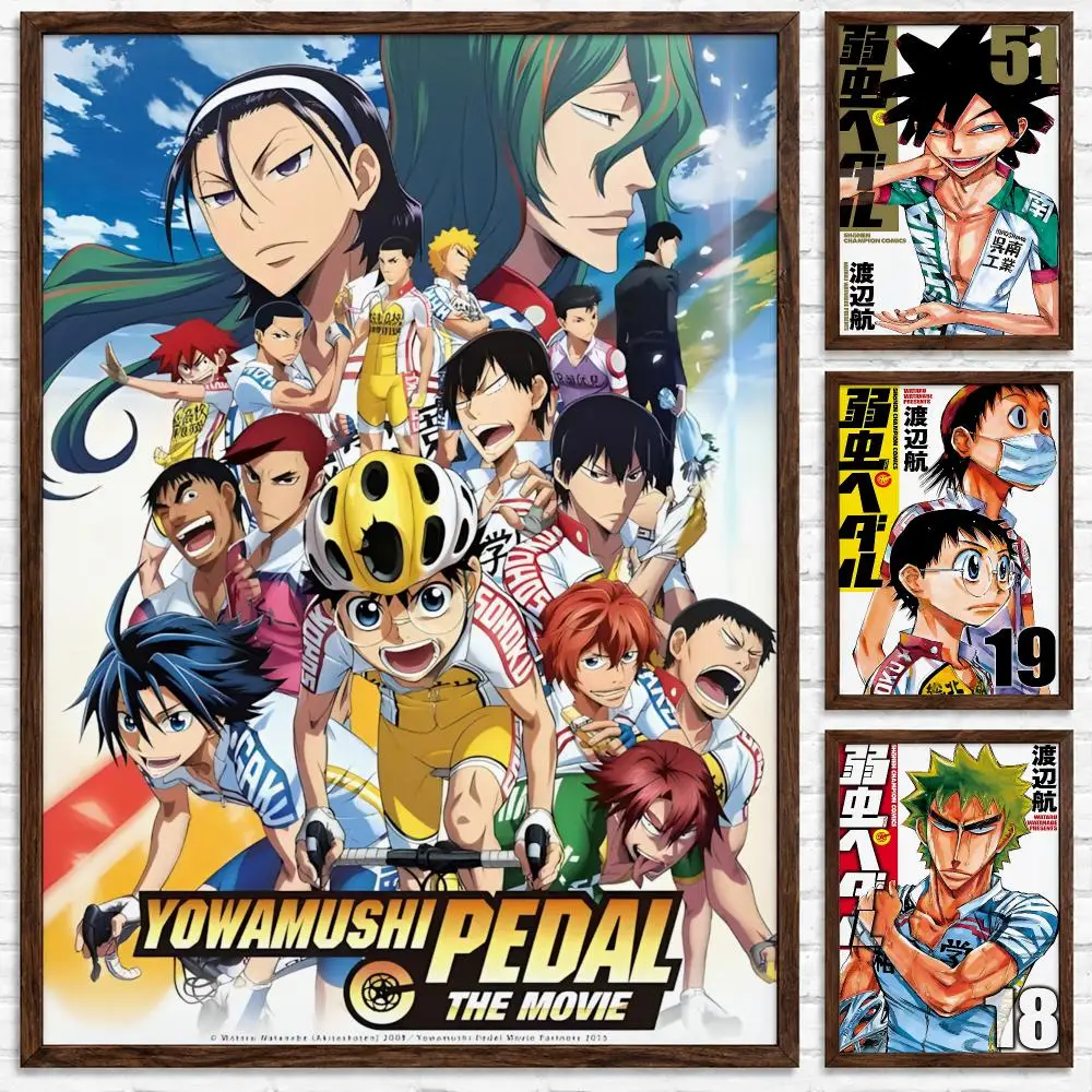 Energetic Cycling Sports Anime Yowamushi Pedal Poster Self‑Adhesive Waterproof Poster Sticker Wall Art Home Decor