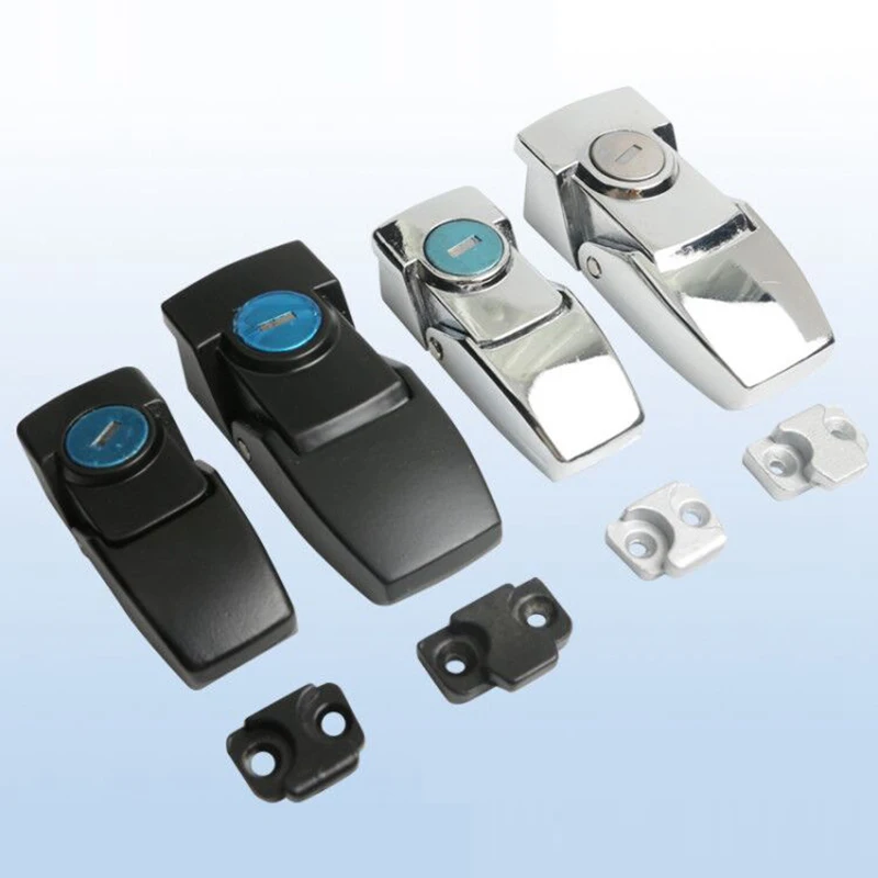 

1PCS DKS-1 Buckle Lock Mechanical Box Distribution Cabinet Door Lock Hidden Small Square Lock Double Key Safety Toggle Lock