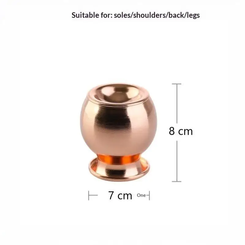Kupfer-Saugmassagebecher für chronische Druckentlastung der Haut, Kupferbecher mit breiter Öffnung zur Muskelentspannung an Armen und Taille – Detail 7