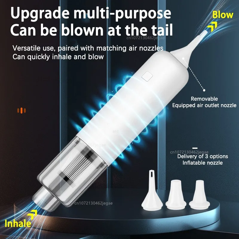 New 3 In 1 Car Vacuum Cleaner Rechargeable Handheld Vacuum Cleaner Car Home Dual-purpose Wireless Dust Catcher