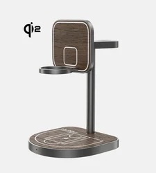 KUXIU X85Q Qi2 Magnetic Wireless Charger Stand For iPhone 17 16 15 14 13 Pro/Max,Apple Watch 1-9/Ultra/AirPods 4 3 2 Accessories