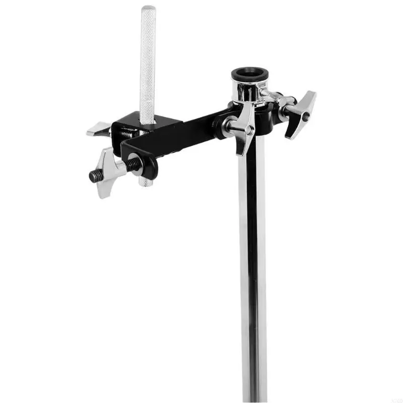 Cowbell Stand حامل رعاة البقر مقطع Cowbell مقطع تصاعد مشبك Hoop مثبتة Cowbell المشبك القابل للتعديل cowbell mount المشبك A70D