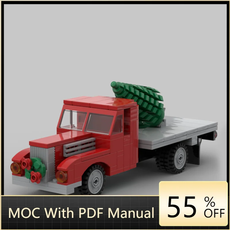 

139 шт. MOC городской инженерный планшетный рождественский грузовик модель технологии строительные блоки креативные детские игрушки «сделай сам» подарки на день рождения