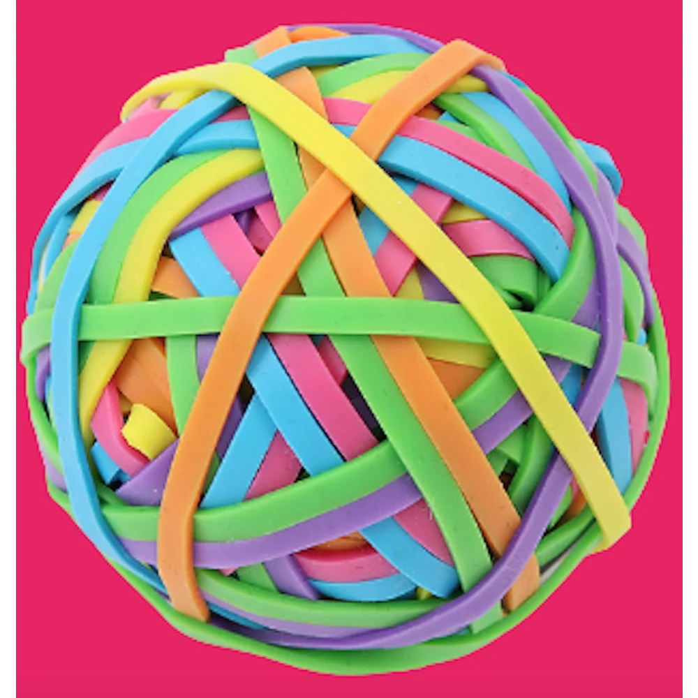 المطاط الفرقة الكرة Elastics150 قطعة الأربطة المطاطية الملونة حامل القرطاسية حلقات مرنة الفنون والحرف تنظيم المستندات
