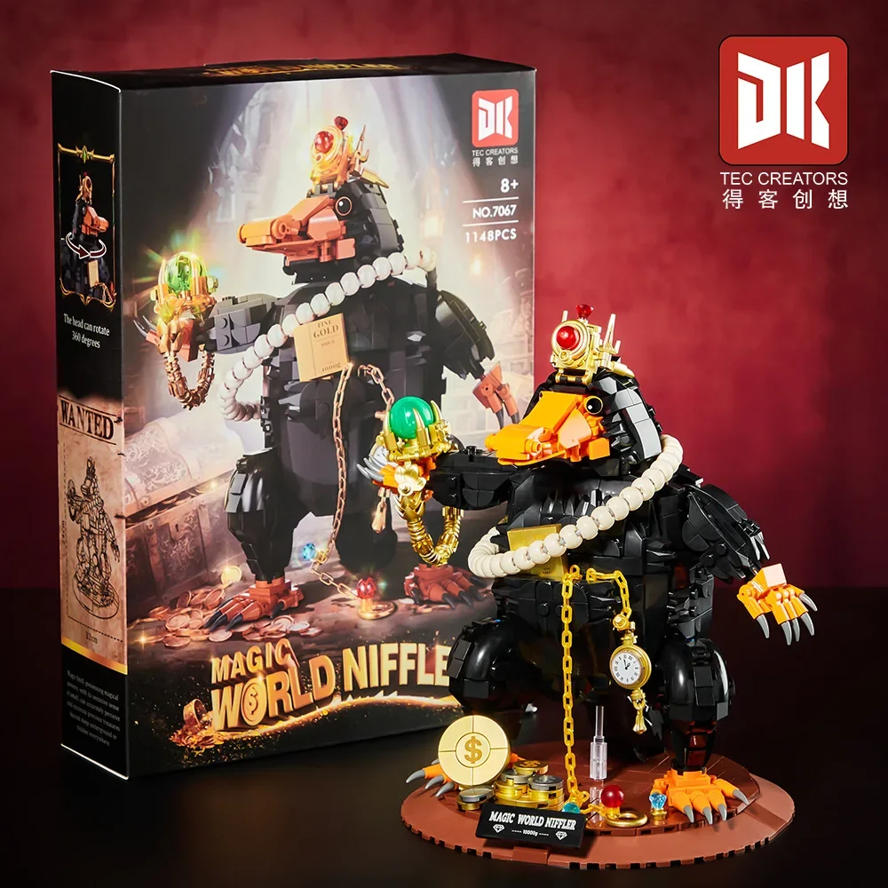 

Niffler Building Blocks Harry Potter Fantastic Beasts MOC Magic World 3D Model DIY Bricks Figure Toy For Kid Christmas Gift