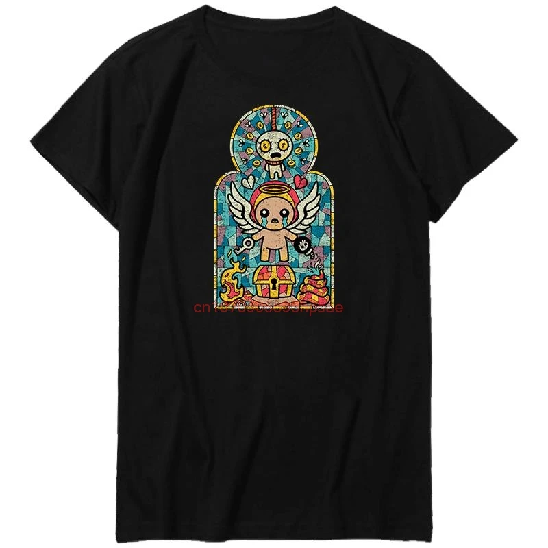 Binding Of Isaac Afterbirth Binding Fashion Graphic T Shirts Big Size Short Sleeve T Shirt Summer New Cotton Shirts And T-Shirts