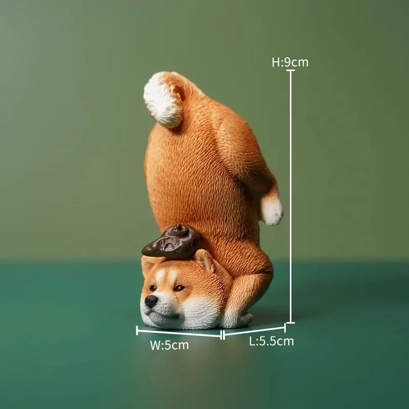 JXK 1/6 Scale Resin Street Dog Model with Sofa Model Healing Lovely Animal Dolls 12inch Car/desk Accessory Ornaments