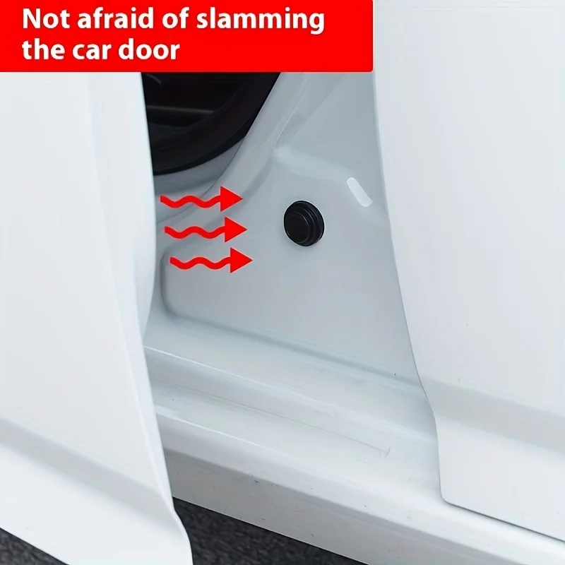 Car Door Silicone Anti Shock Pad Universal Trunk Sound Insulation Thickening Cushion Stickers Anti Scratch Gaskets