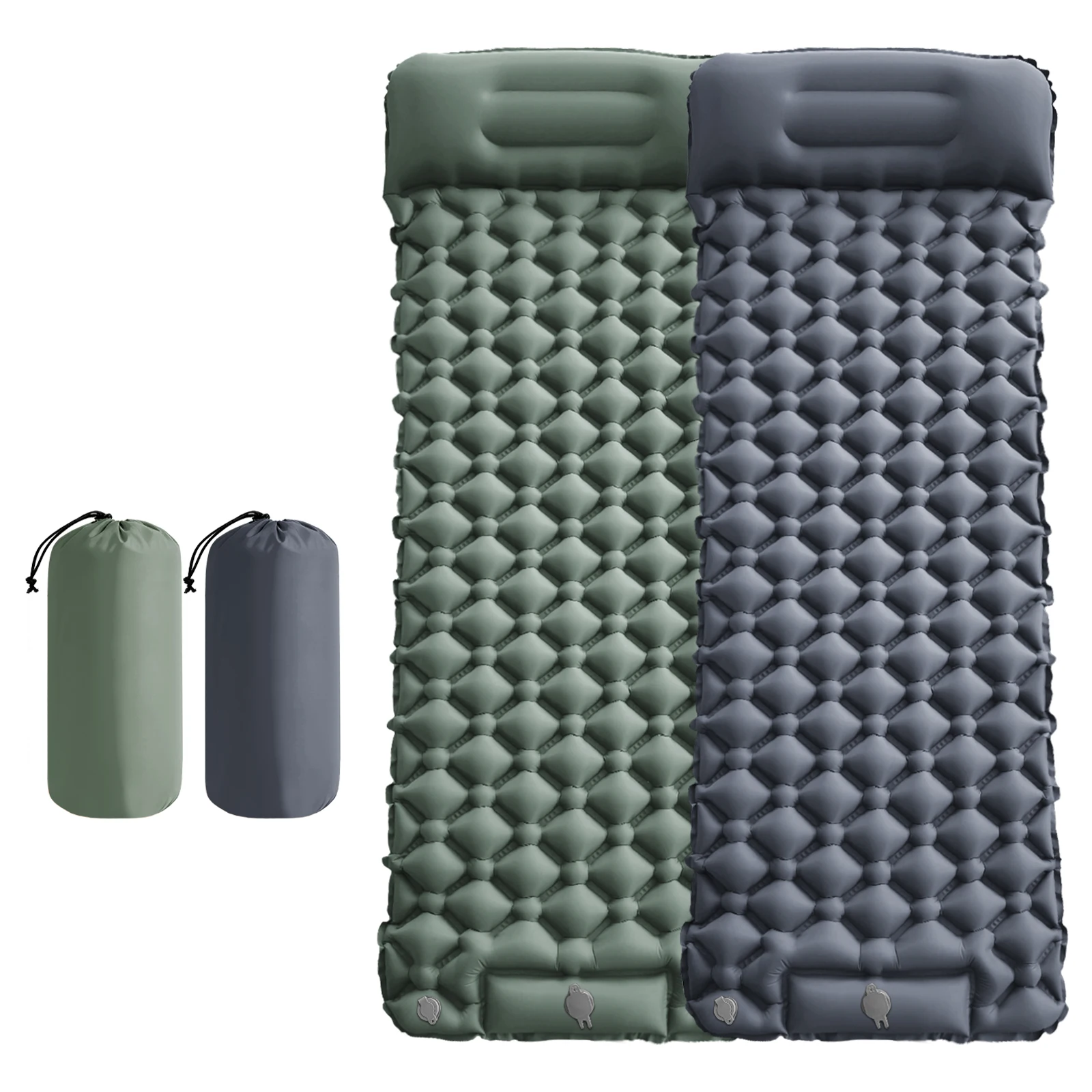 

Надувные коврики для кемпинга, надувной матрас с подушкой, туристический спальный коврик, самонадувающийся матрас для пеших прогулок, альпинизма