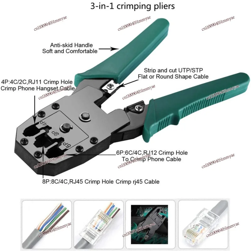 Network maintenance tool set Mesh clamp wire stripping knife tester