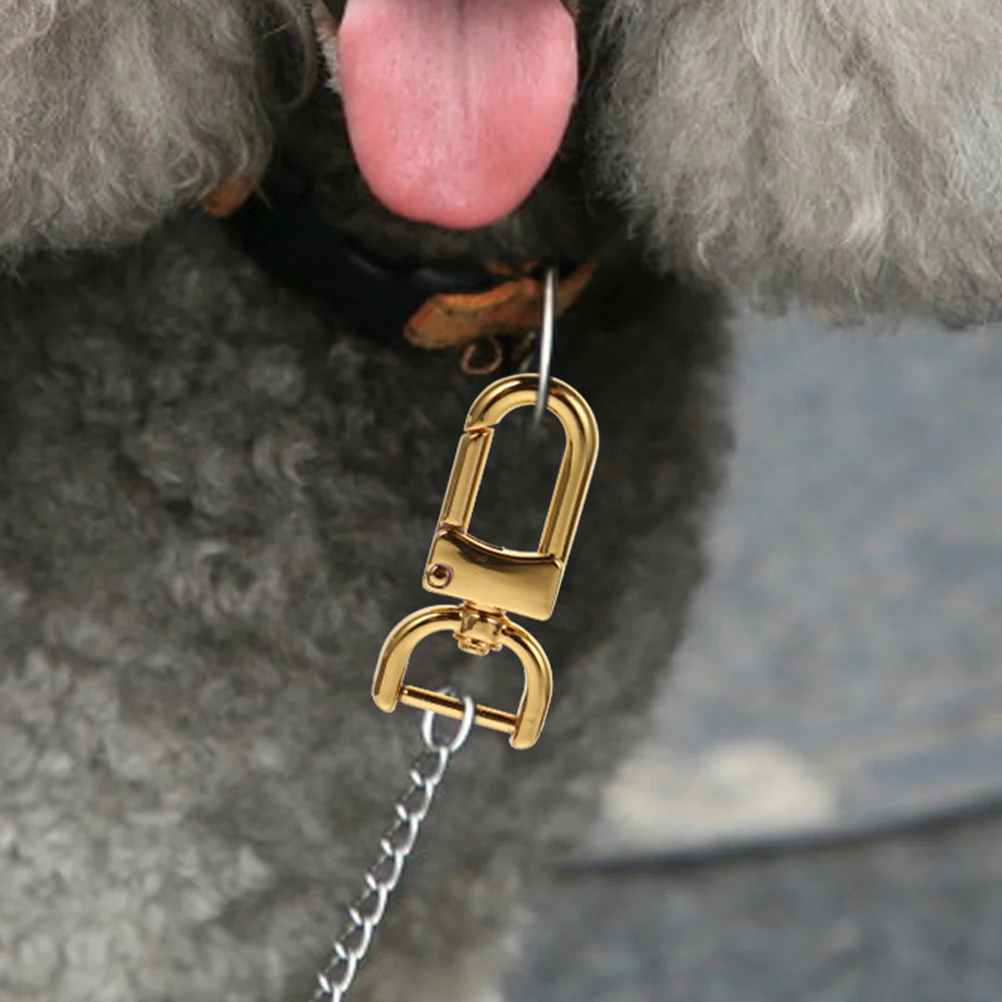 

3 Pcs Metal Dog Buckle Collar Hardware Detachable Hooks Zinc Alloy Bag Strap Repair Replacement Pet buckle small metal charm
