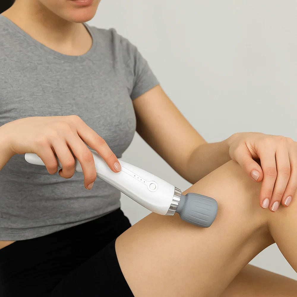 

Portable Electric Massage Stick High-Frequency Vibration Adjustable Electric Massage Hammer USB Rechargeable Practical