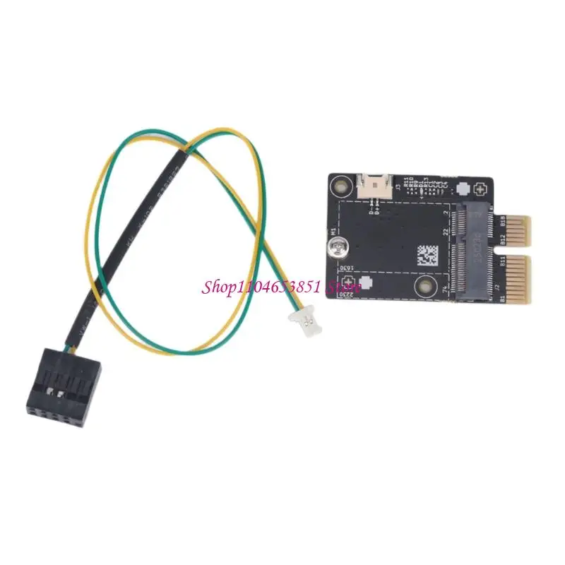 M.2 To PCIE Desktop Mini Adapter For AX210 AX200 Wireless Card Converter Networking Card Metal