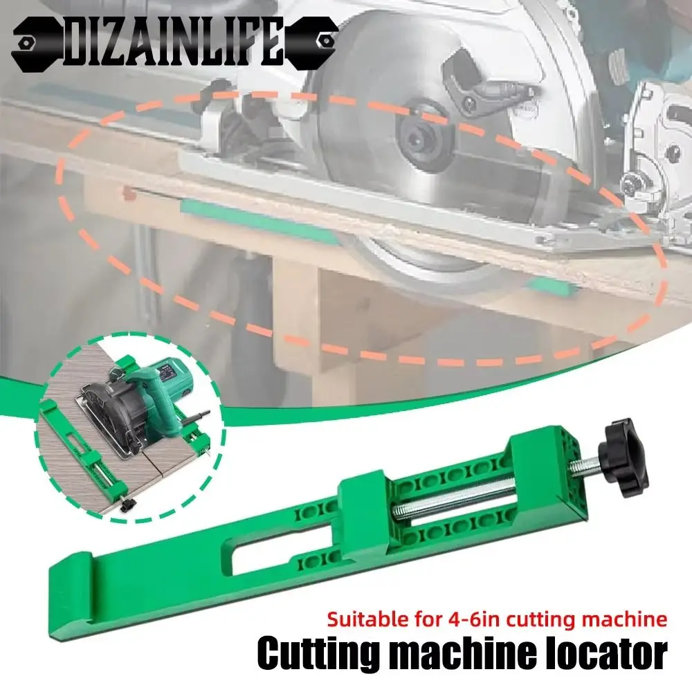 

Durable Handheld Positioning Clamp Base Guide Lightweight Quick Fixing Clip Green ABS Edge Guide Worker