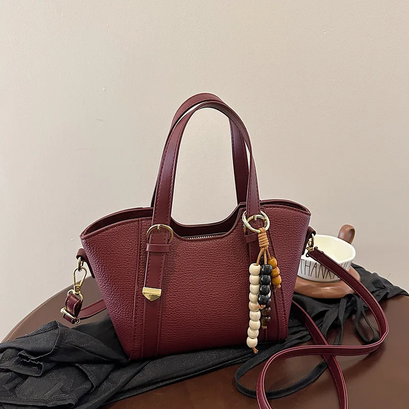 

2025 Niche Bucket Bag, Luxe Shoulder Purse for Women, Spacious Market Tote, Commuter Day to Night Crossbody, Textured Sling Bag