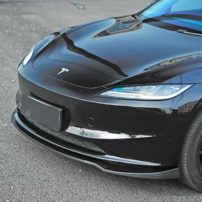 Dla Tesla 2024 highland Model3 Deflektor przedniego zderzaka Osłona podbródka Osłona stylizacji Zmodyfikowany zestaw karoserii Dyfuzor Akcesoria — zdjęcie 3