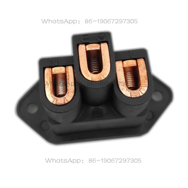 FI-06 Pure Copper HIFI Audio Power Amplifier CD Tail Socket AC Power Supply Tail Seat No Welding