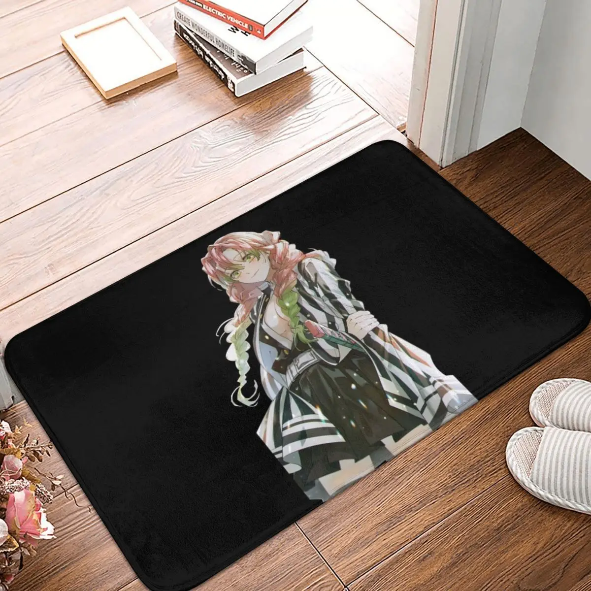 Demon Slayer Kimetsu No Yaiba Doormat Non-slip Super Absorbent Bathroom Floor Mats Home Entrance Rugs Bedroom Carpet Footpad