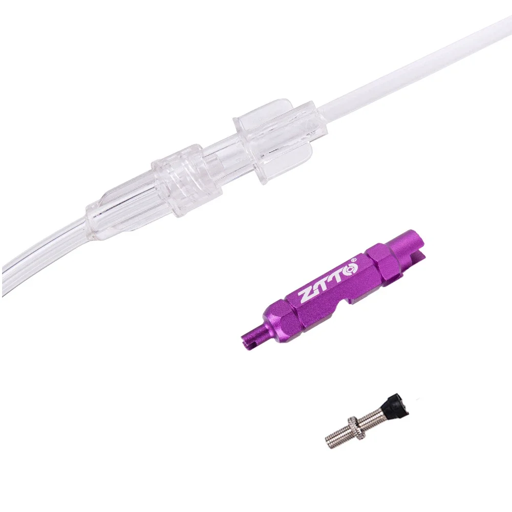 ZTTO لايحتاج مانع التسرب حاقن SI 1.0 مجموعة صمام لايحتاج أداة صمام لدراجة الطريق الجبلية إطارات دون أنابيب UST الإطارات لا أنابيب