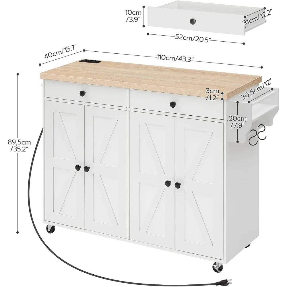 Thumbnail 3 - #3 Latest Rolling Kitchen Islands Offers