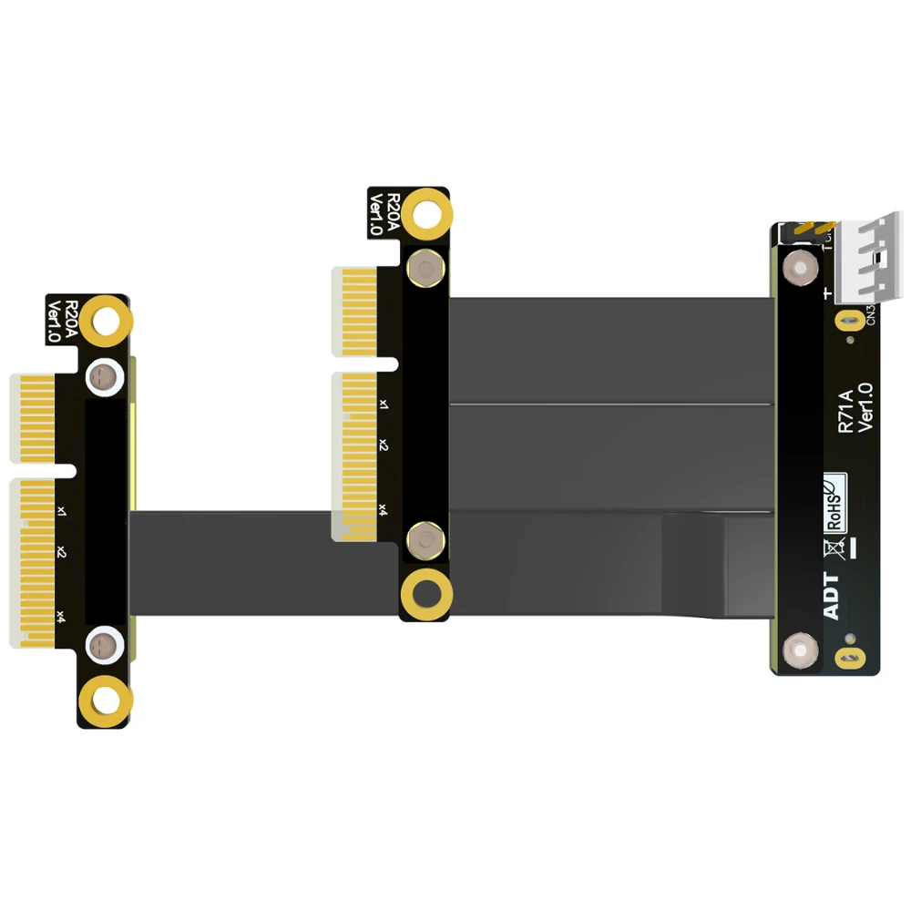 U-2 Dual Port Cable interface U2 to pci-e 3.0 sdf-8639 Dual-Port NVMe extension line Intel PCIe extension cable super-speed