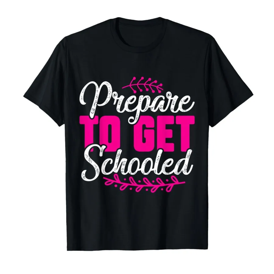 

Футболка с изображением учителя детского сада Apple Leopard Prepare to Get Schooled для мужчин и женщин, футболки из 100% хлопка, топы с короткими рукавами 0820-1