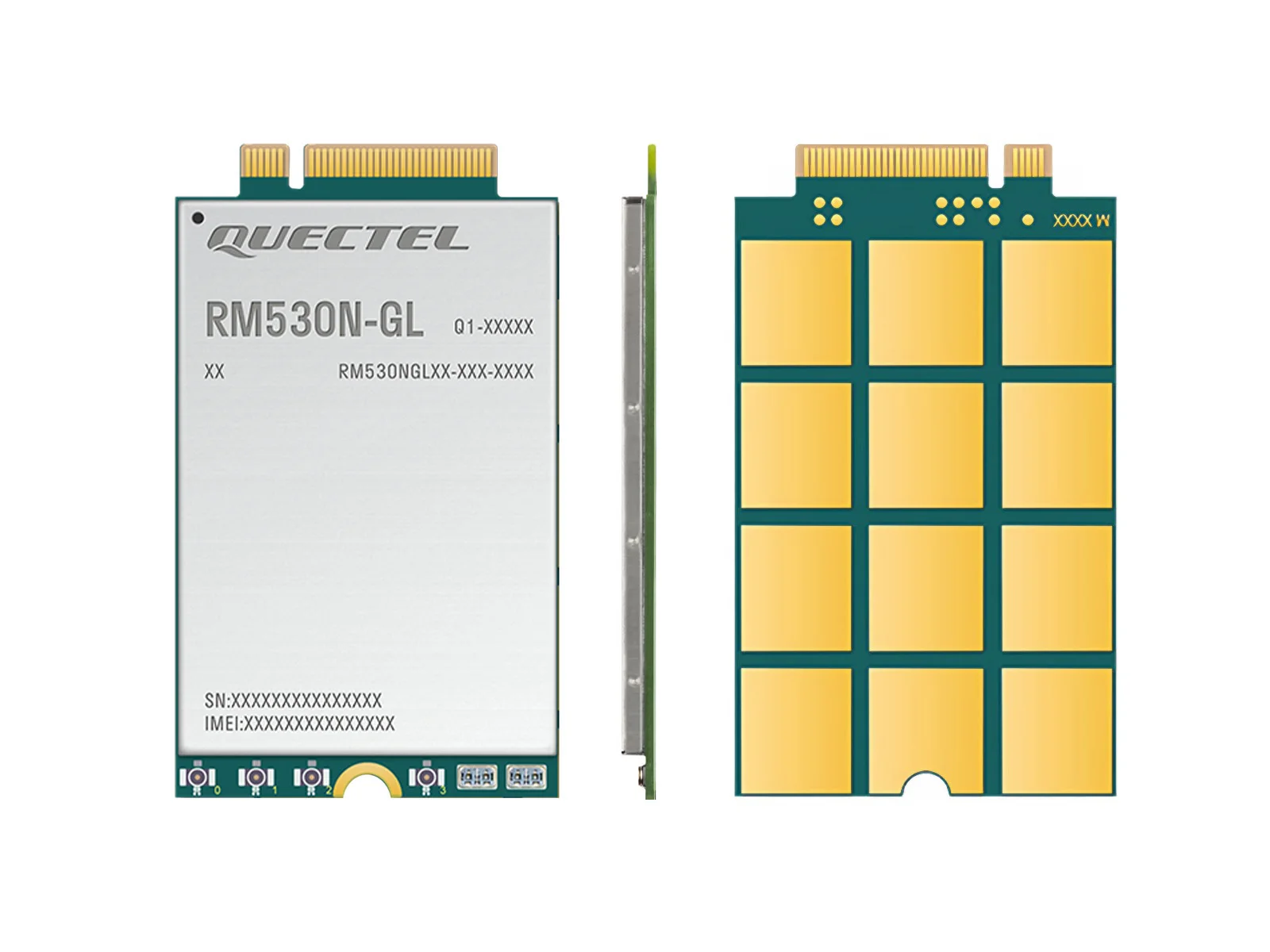 Quectel RM530N-GL IoT 5G Global Band Module, 5G Sub-6G & mmWave Module, M.2 Form Factor With 3GPP 5G Release 16 Specification