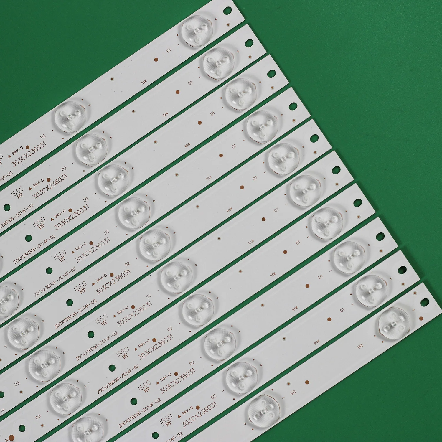 LED Backlight Strip 6 หลอดไฟสําหรับ LEF-2419D ZDCX236D06-ZC14F-02 303CX 236031   TF-LED24S48T2 JL.D 24061235 -006BS-M_V01