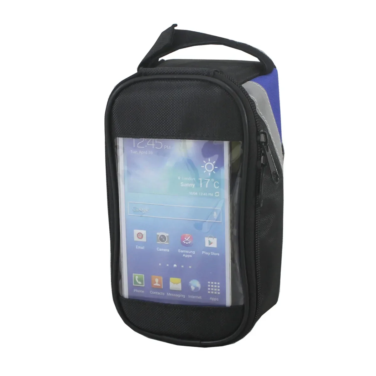 Bicycle Mountain Bike Top Tube Beam Bag Detachable Touch Screen Waterproof Mobile Phone Bag Riding Equipment