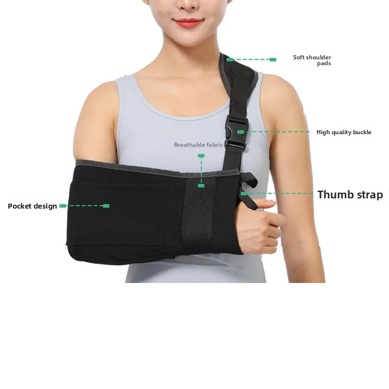 high quality Enhanced Joint Dislocation Fixation Strap Arm Respirable Fracture Shoulder Neck Wrist Arm Strap Protective Device