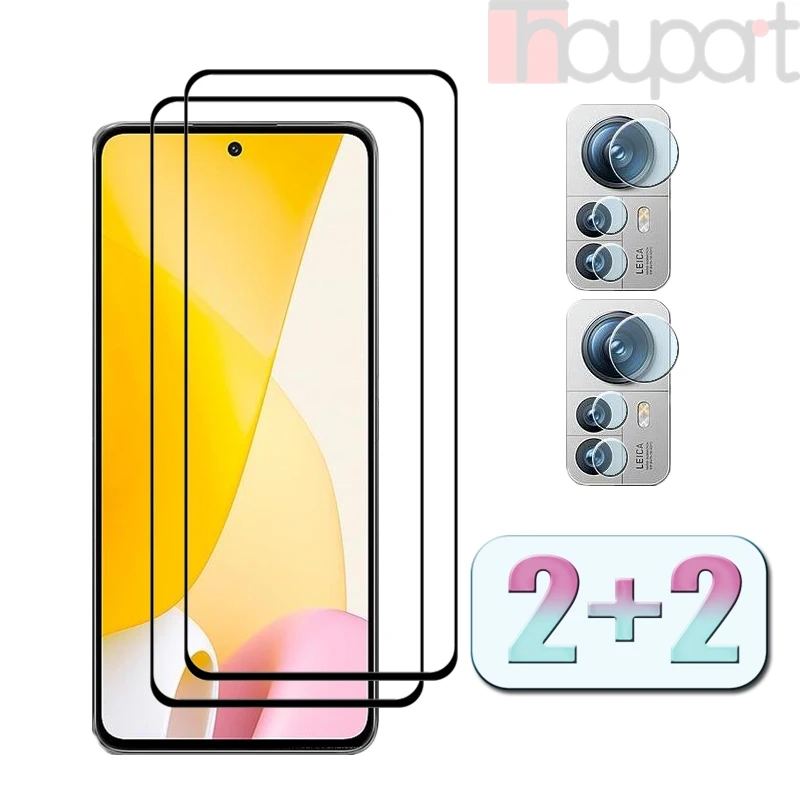 

2+2 For Xiaomi 12 Lite Screen Protector 9H Anti-Scratch For Xiaomi 12 Lite Soft Fiber Camera film