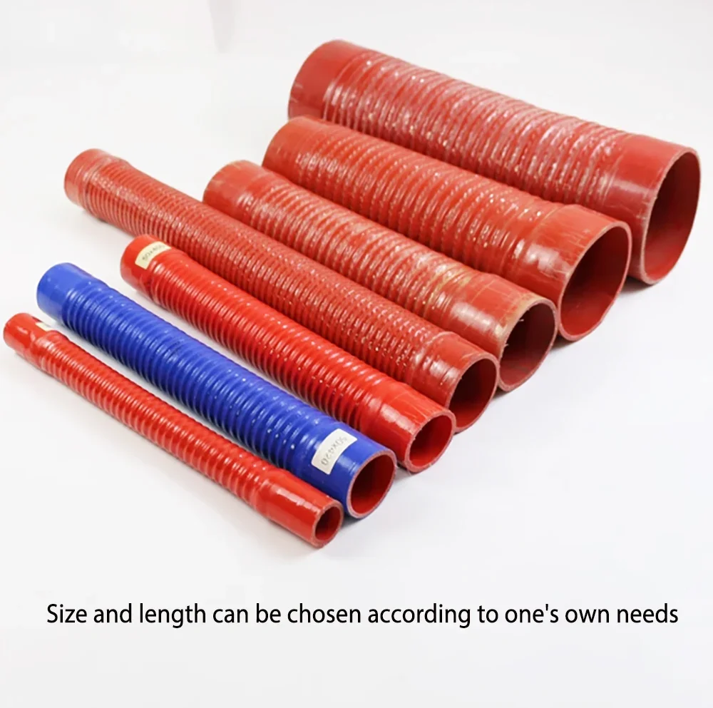 Universal Red Blue Black Silicone Flexible Hose Radiator Tube Pipe For Air Intake High Pressure High Temperature Rubber Joiner