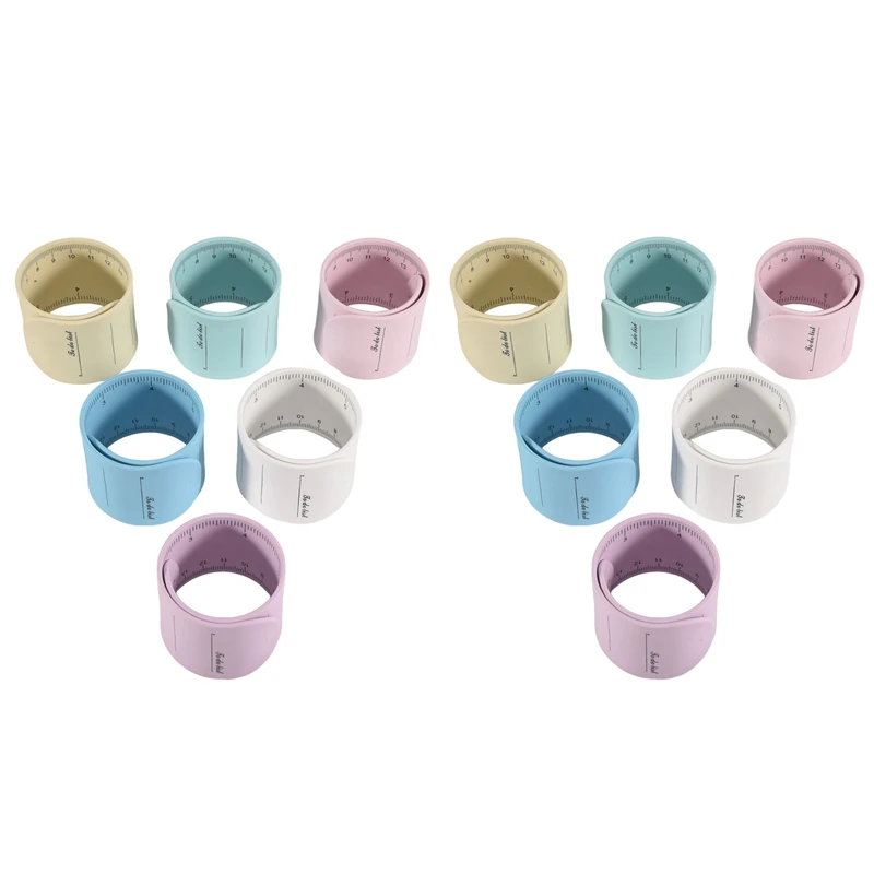 12- Parça Hatırlatma Bilezik Yeniden Kullanılabilir Giyilebilir Bilek Not Defteri Yazılabilir Su Geçirmez Gösterildiği Gibi Silinebilir Bileklik Hemşireler Için Not