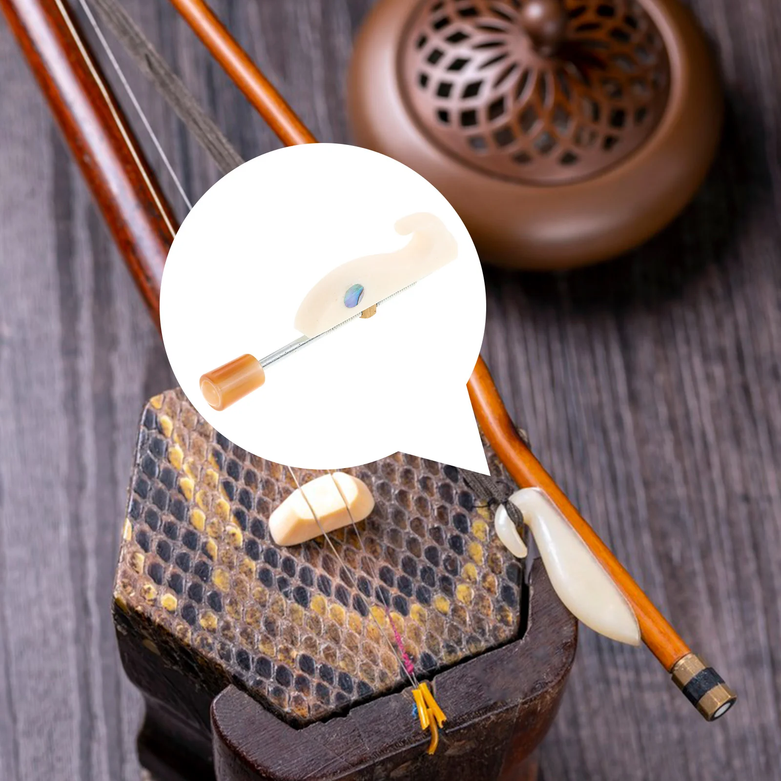 

Sturdy Erhu Bow Replacement Fish Board Huqin Bow Screw Head Metal Accessory Part Tool Repair Performance Supply Setup Upgrade