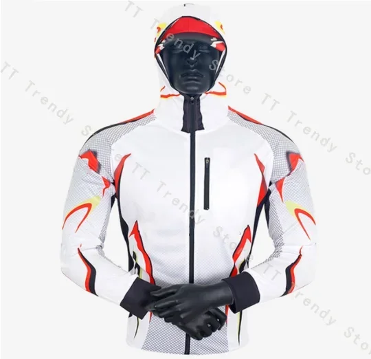 Summer A Fishing Hooded Men Breathable Sun Protection Fishing Jersey Outdoor Anti-UV Quick Drying Sunscreen Fishing Shirts