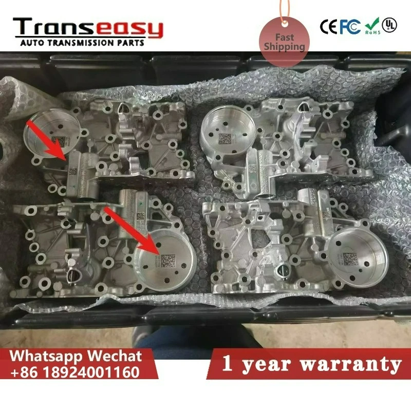Original new aluminum  Accumulator Housing Oil Plate with QR code DQ200 DSG7 0AM325066AC 0AM325066C 0AM Valve  For VW Audi A3