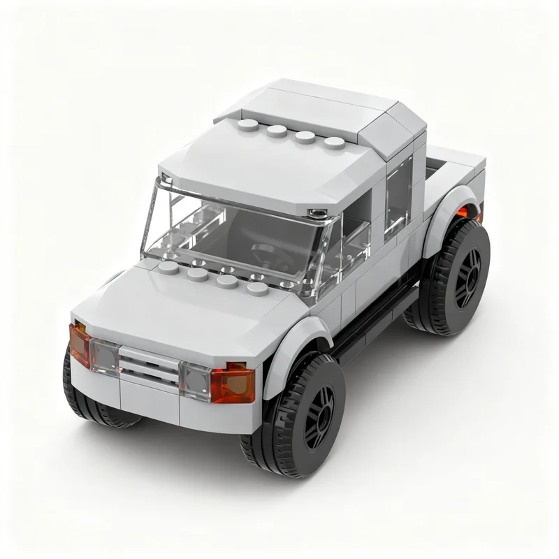 109pcs MOC Forded Ranger City Road Model Building Blocks Assemble Construction DIY Creative Christmas Gift Idea Toys Education