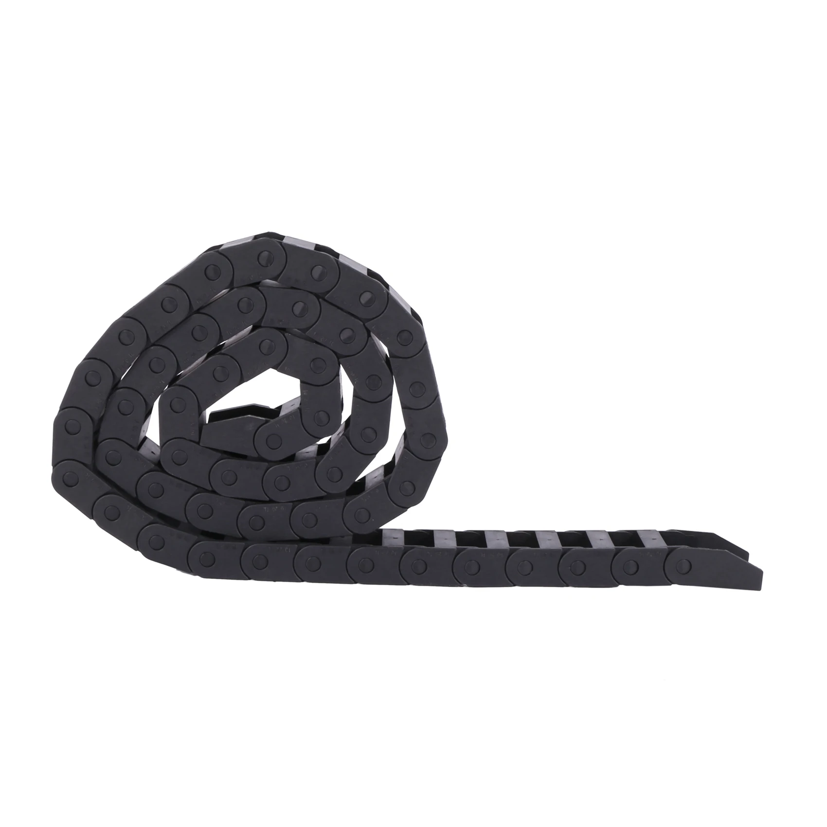 BAAE 3X 10 x 20mm 1M Open On Both Side Plastic Towline Cable Drag Chain