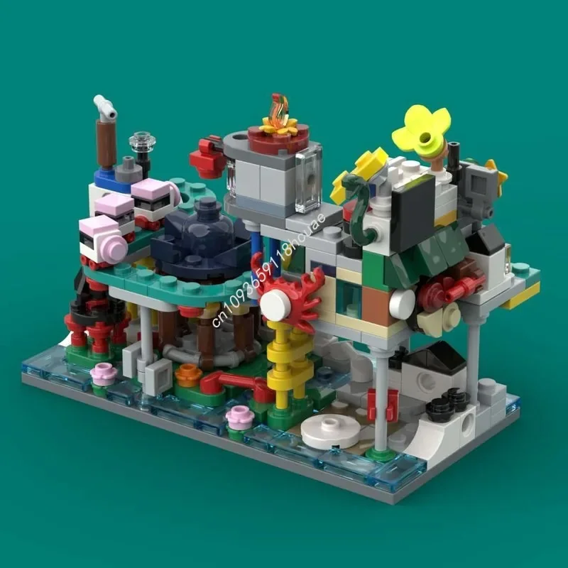 

Набор строительных блоков MOC «Сад фонарей» (375 деталей) – идеальный рождественский подарок для творчества и семейного досуга, для любителей DIY