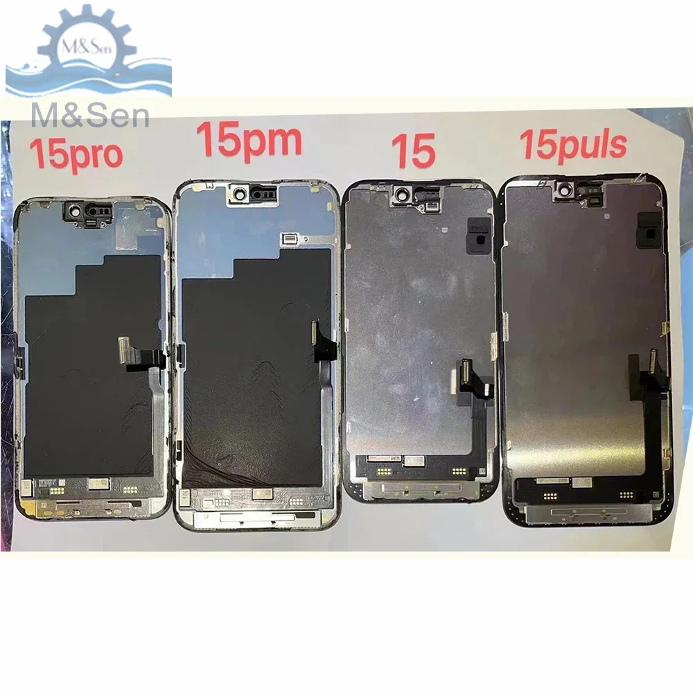 Imagem -03 - Tela Lcd para Apple Iphone 15 Pro Max A2849 15 Plus A3094 Qualidade A2848 Grau Aaa