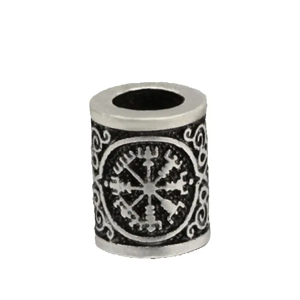 Viking Runes Charms Bead knot Compass triangle Trinity Odal Futhark Runes Beads Making   DIY Bracelets Necklace Jewelry