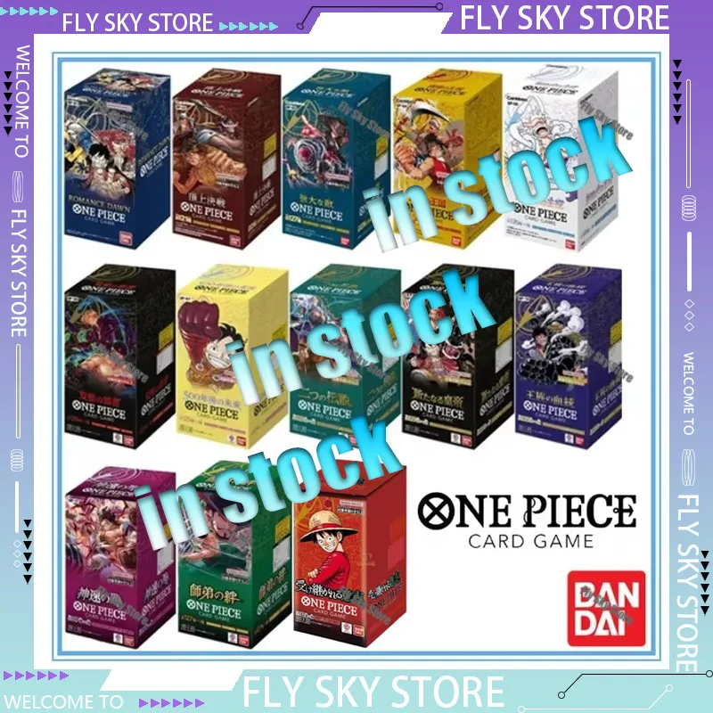 

В наличии Аниме Booster Box OP01-13 Series One Piece Японское аниме Пробуждение новой эпохи Коллекция Tcg Карты Игрушки Подарки