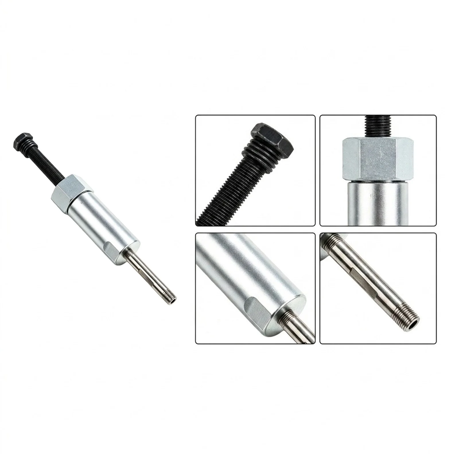 Grease Fitting Cleaner Tool Kit with Interchangeable 6 8 10mm Tips for Zerk Nipples on Trucks Tractors Farm Equipment