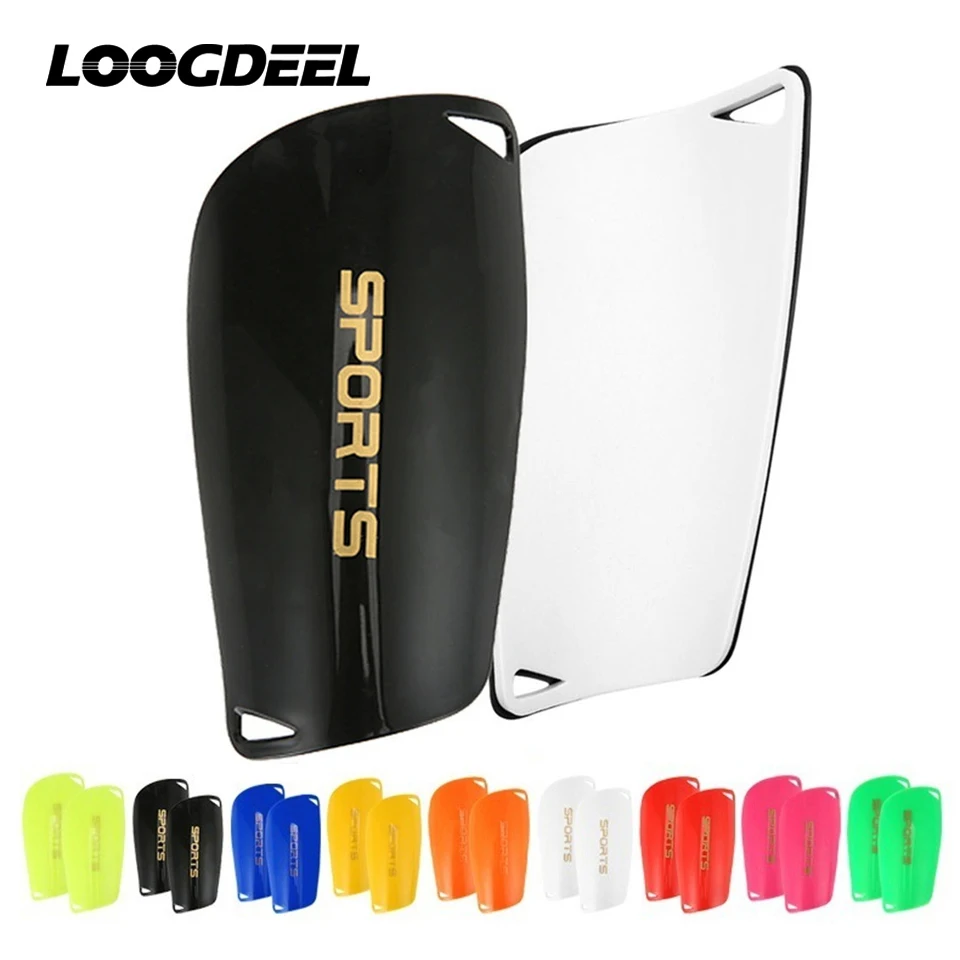 Loogdeel 1 Pair Breathable Kids Youth Adult Shin Pads Soccer Shin Pads Cover Leg Protector Leg Guard Football Shin Holder