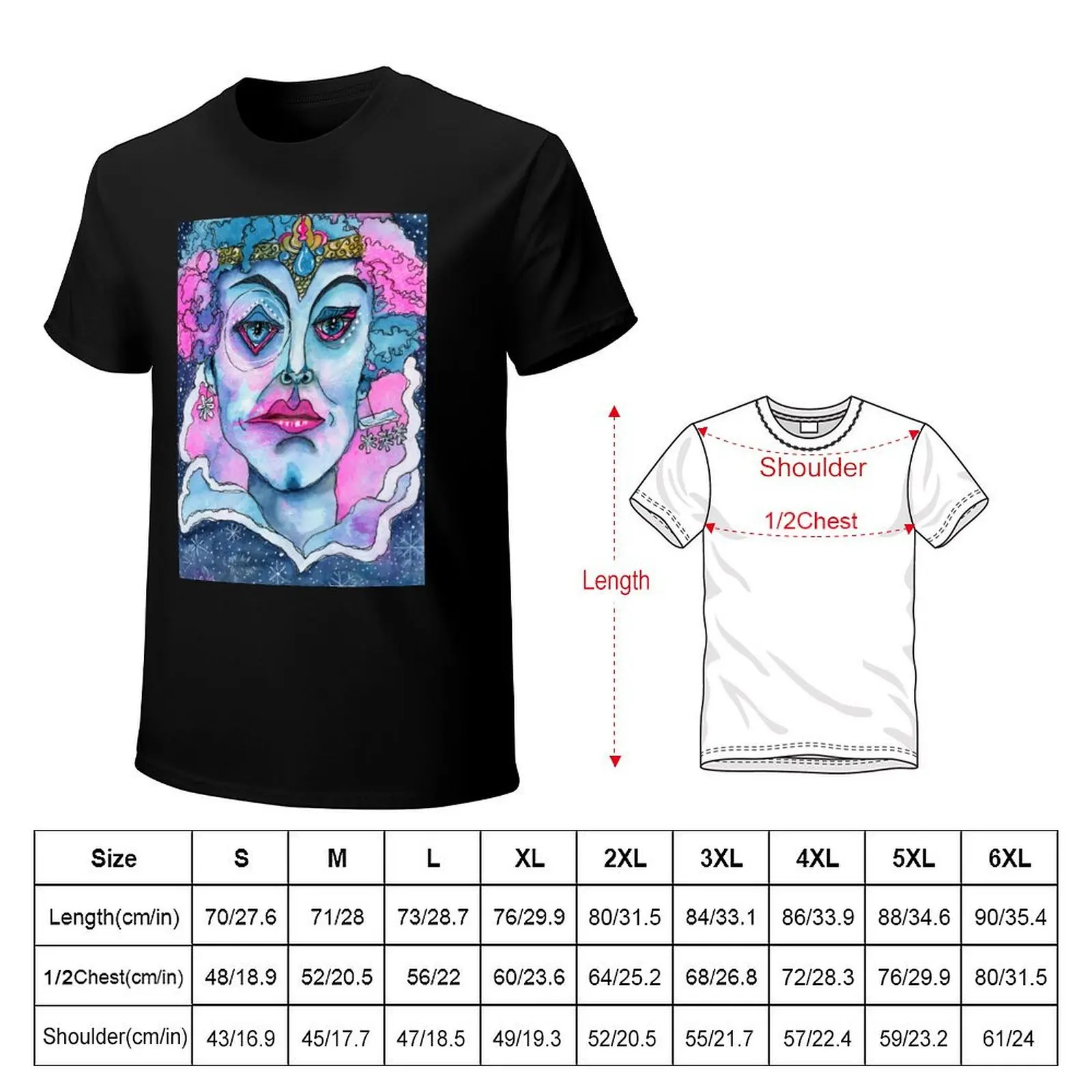 The Snow Queen T-Shirt man t shirt graphic T-Shirt