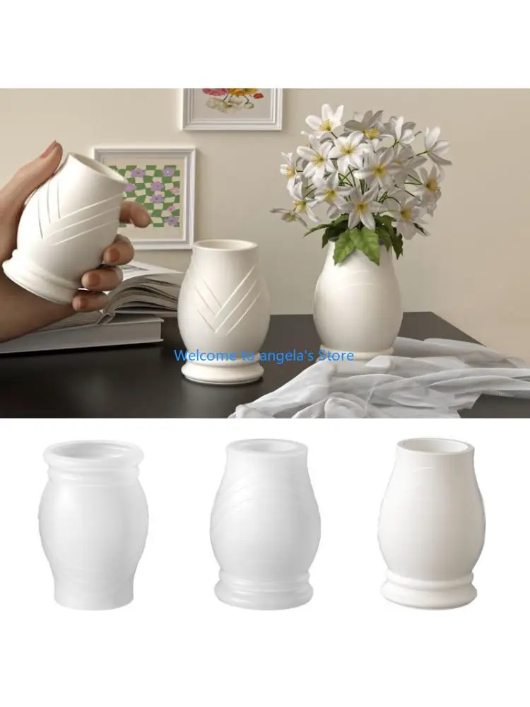 

X4YC Multipurpose Silicone Mold for Flower Vase Handmade Ornament Cup Mould