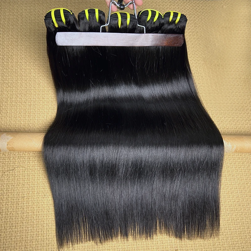

Натуральные необработанные прямые пучки волос 15A, 100% человеческие волосы, вьетнамские, натуральные, неокрашенные, для наращивания, натуральный цвет, 10-36 дюймов