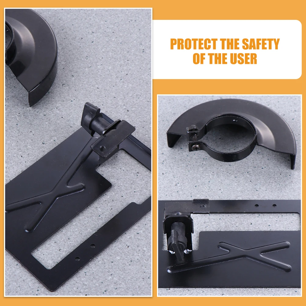 

2 Sets Angle Wheel Protective Covers Cutting Bracket Dust Covers Efficient Shield Spark Debris Protection Replacement