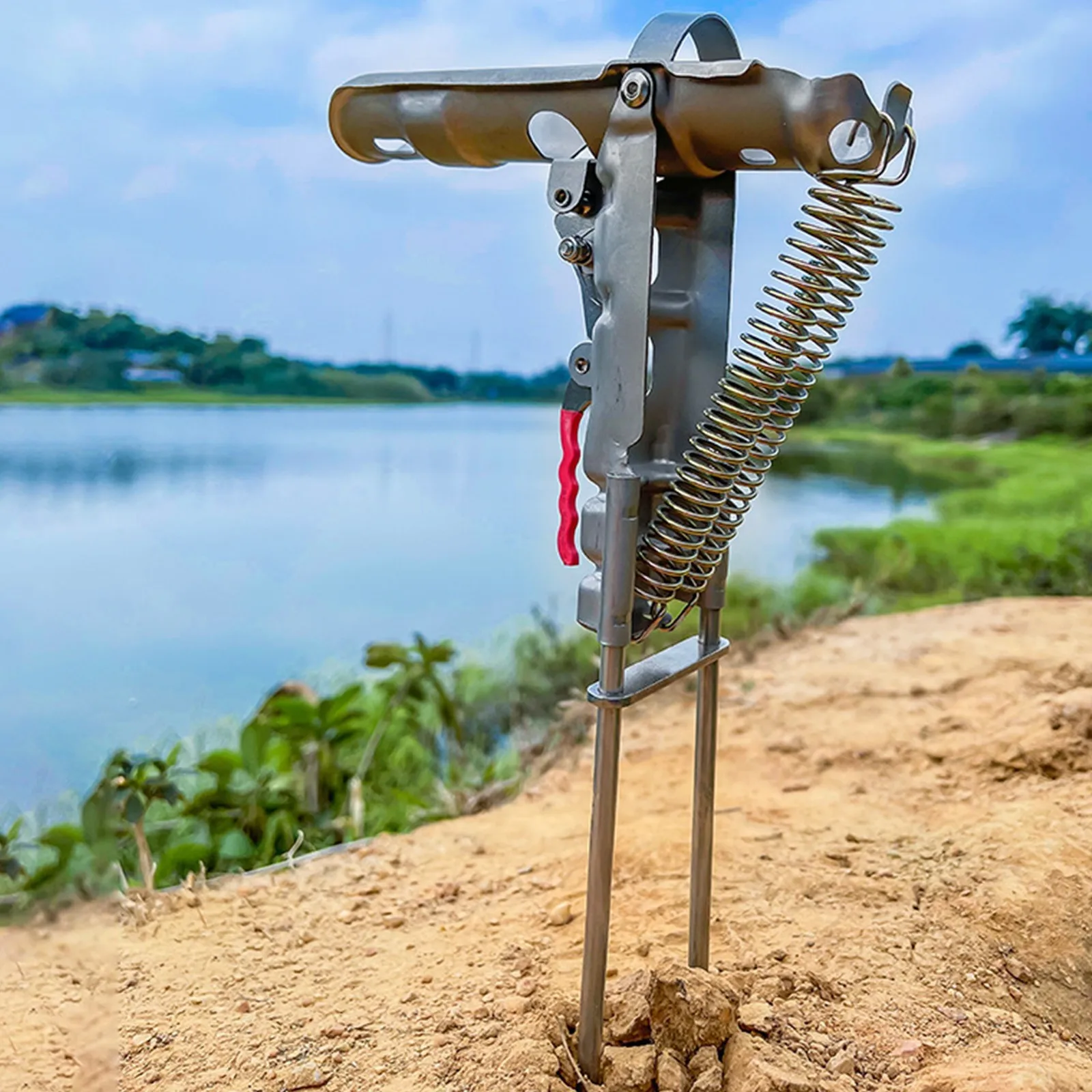 

Подставка для удочки, держатель из нержавеющей стали, телескопический пружинный кронштейн для удочки, аксессуары для рыболовных снастей для всех рыболовных снастей R